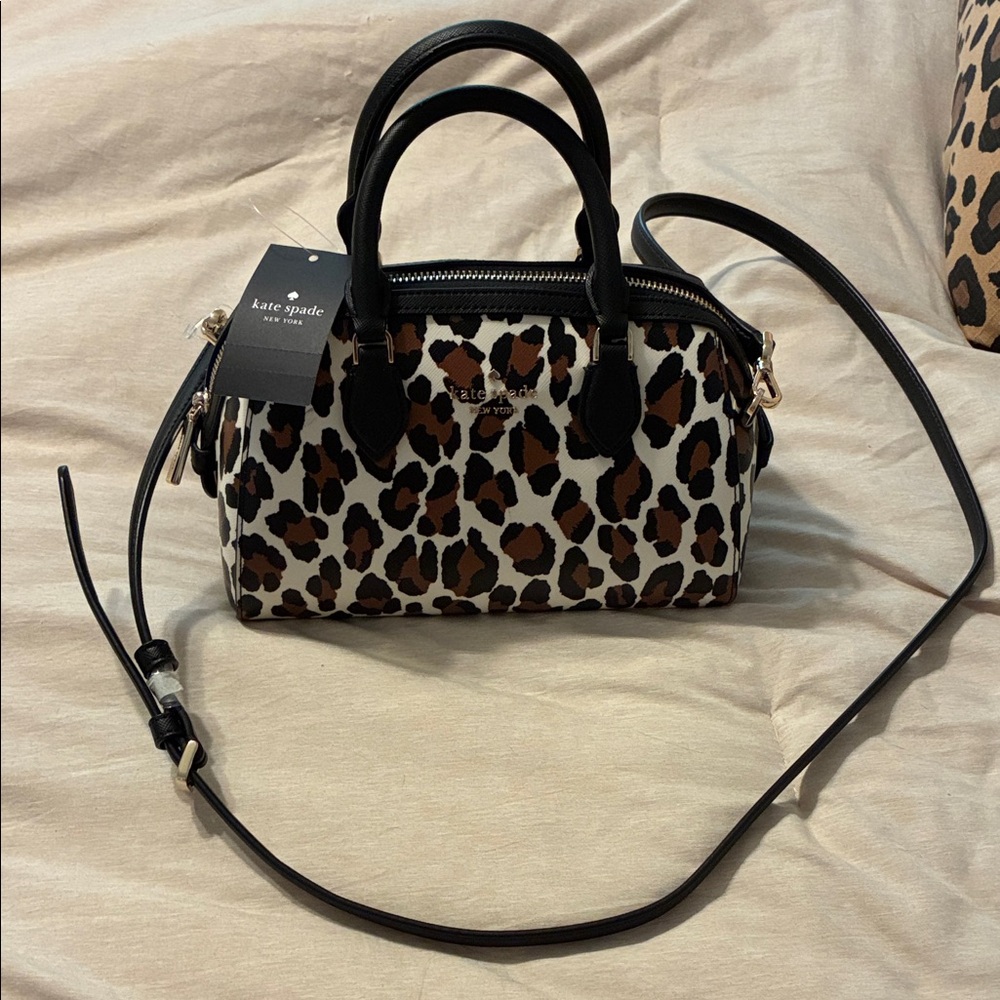 Kate Spade Leopard Print Purse - brand new with tags!!